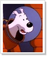 The Adventures of Tintin - Snowy In Space