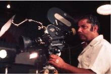 Paul Marwaha filming on Cloppa Castle